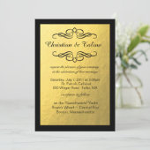 Bezauberndes Wirbles blühen Einladung (Stehend Vorderseite)