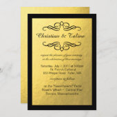 Bezauberndes Wirbles blühen Einladung (Vorne/Hinten)