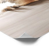 bezauberndes Yorkshire Terrier Fotografie Poster (Ecke)