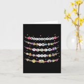 Bezaubert dich Bracelet Teacher Funny Back Karte (Gelbe Blume)