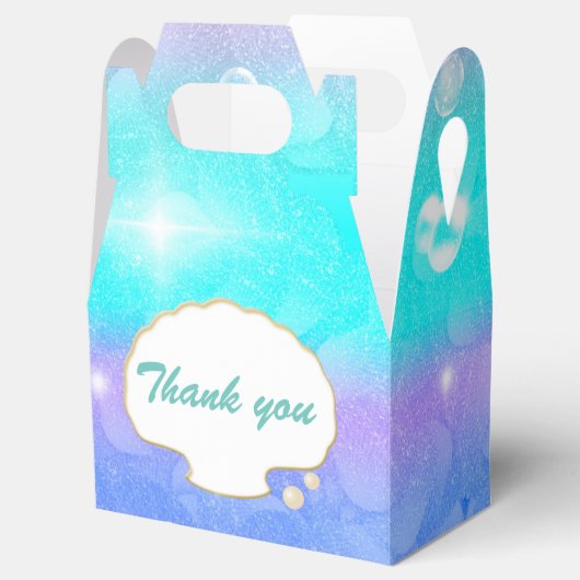 Bezaubert unter den Meeresfrüchte-Gastgeschenk-Box Geschenkschachtel (Geöffnet)