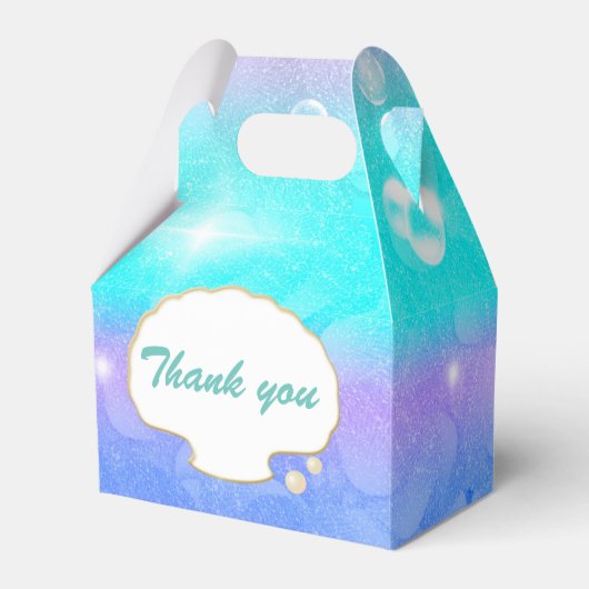 Bezaubert unter den Meeresfrüchte-Gastgeschenk-Box Geschenkschachtel (Vorderseite)