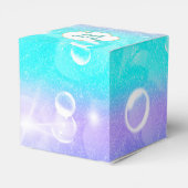 Bezaubert unter den Meeresfrüchte-Gastgeschenk-Box Geschenkschachtel (Rückseite)