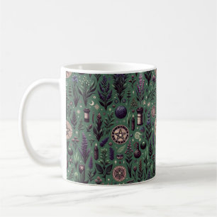 Bezauberte Botanica: Magische Kräuter und Hexerei Kaffeetasse