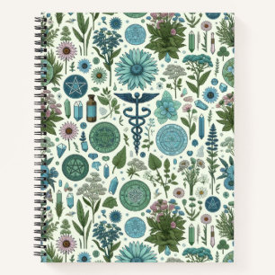 Bezauberte Botanica: Magische Kräuter und Hexerei Notizblock