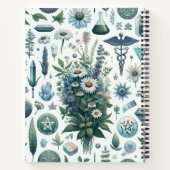 Bezauberte Botanica: Magische Kräuter und Hexerei Notizblock (Rückseite)