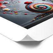 Bezauberte Brust: Eine Reise zum Whimsical Snail Poster (Ecke)