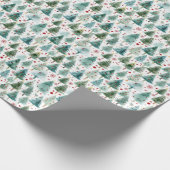 Bezauberte Evergreens Geschenkpapier (Ecke)