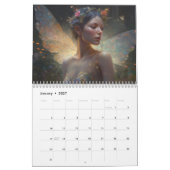 Bezauberte Fantasy-Fee Frauen 2024 Kalender (Jan 2027)