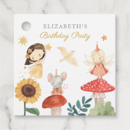 Bezauberte Fee Birthday Mushroom Geschenkanhänger