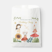 Bezauberte Fee Birthday Mushroom Geschenktütchen (Vorderseite)