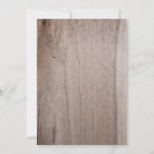 Bezauberte Forest Butterfly Drive-by-Baby-Dusche Einladung (Rückseite)