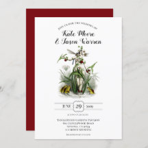 Bezauberte Garden Burgundy Green Wedding