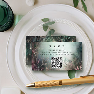Bezauberte Gärten QR Code Online-UAWG Wedding Begleitkarte