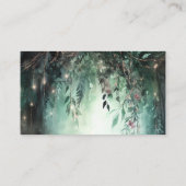 Bezauberte Gärten QR Code Online-UAWG Wedding Begleitkarte (Rückseite)