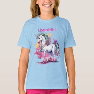Bezauberte Geburtstagsparty der Wasserfarbe T-Shirt