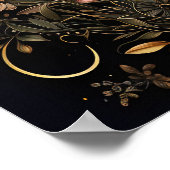 Bezauberte Lunar-Wiese Poster (Ecke)