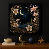 Bezauberte Lunar-Wiese Poster