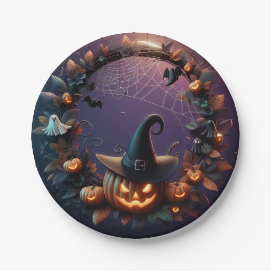 Bezauberte Melodie der Spooks Pappteller (Vorderseite)