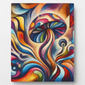 Bezauberte Mushroom Reverie Fotoplatte (Vorderseite)