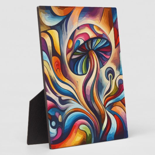 Bezauberte Mushroom Reverie Fotoplatte (Seite)