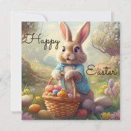 Bezauberte Ostern - Whimsical Bunny Feiertagskarte