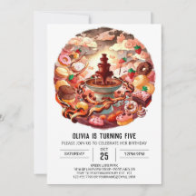 Bezauberte Pastelschokolade Geburtstag