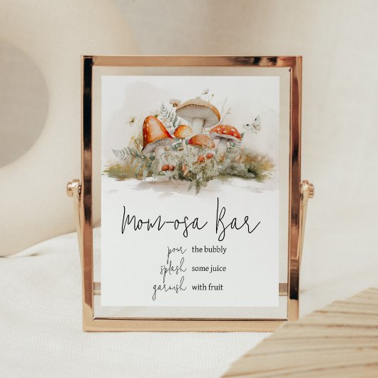 Bezauberte Pilzwald-Mama Osa Bar Poster