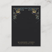 Bezauberte Ravens Hexchy Necklace Earring Display Visitenkarte (Vorderseite)