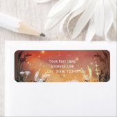 Bezauberte Red Abend Sky Stars & Foliage Wedding (Insitu)