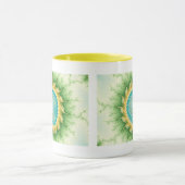 Bezauberte Sonne - Fraktal-Tasse Tasse (Zentrum)