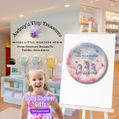 Bezauberte Unicorn Baby Shower Paper Teller