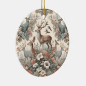 Bezauberte Waldflüster: Viktorianische Tierwelt Keramik Ornament (Rechts)