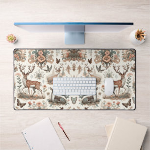 Bezauberte Waldflüster: Viktorianische Tierwelt Schreibtischunterlage