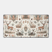 Bezauberte Waldflüster: Viktorianische Tierwelt Schreibtischunterlage (Vorderseite)