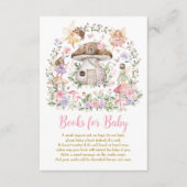 Bezauberte Waldmädchenbücher für das Baby Girl Begleitkarte (Vorderseite)