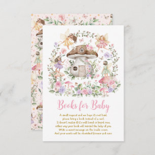 Bezauberte Waldmädchenbücher für das Baby Girl Begleitkarte