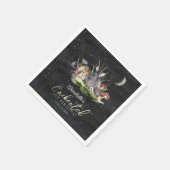 Bezauberte Waldtiere zum Geburtstag Serviette (Ecke)