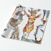 Bezauberte Waldwasserfarbe Geschenkpapier (Ungerollt)