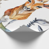 Bezauberte Waldwasserfarbe Geschenkpapier (Ecke)