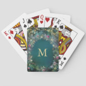 Bezauberte Waldwilde Rose Fairy Woodland Ursprüngl Spielkarten (Rückseite)