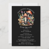 Bezauberte Whimsical Mushrooms Woodland Babydusche Einladung (Vorderseite)