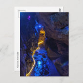 Bezauberter blauer Höhlenweg, Rockstadt Postkarte (Vorne/Hinten)