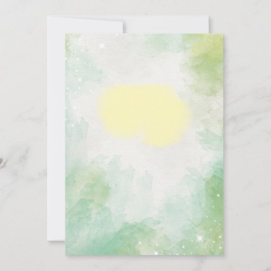 Bezauberter Cartoon Zebra Baby Dusche Einladung (Rückseite)