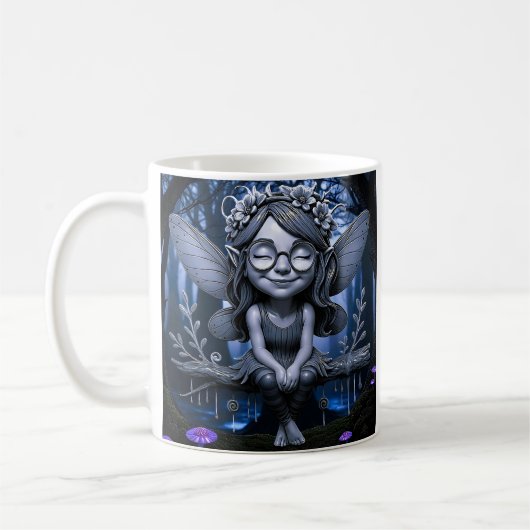 Bezauberter Elfenwald Kaffeetasse (Links)