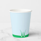 Bezauberter Fairy Garden Kindergeburtstag Pappbecher (Rückseite)