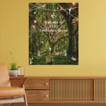 Bezauberter Forest Fairies Bunny Butterflies Fox