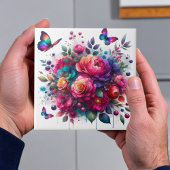 Bezauberter Garten: Blossom Symphony Keramik Tile Fliese