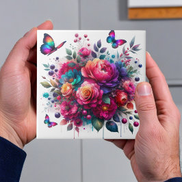 Bezauberter Garten: Blossom Symphony Keramik Tile Fliese