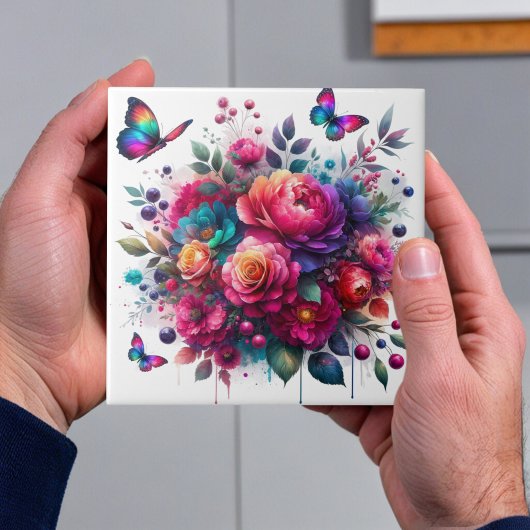 Bezauberter Garten: Blossom Symphony Keramik Tile Fliese